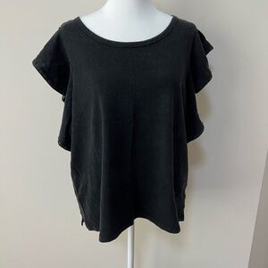 Dance and Marvel Women’s Sleeveless Ruffle Tank. Excellent Condition.